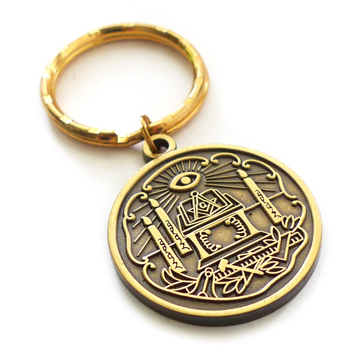 Die Struck Key Chains